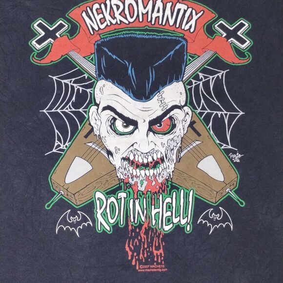 Nekromantix 2007 Graphic T-Shirt - Picture 2 of 5